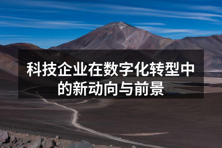 科技企业在数字化转型中的新动向与前景